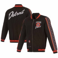 Бомбер Detroit Pistons JH Design 2023/24 City Edition Nylon - Black
