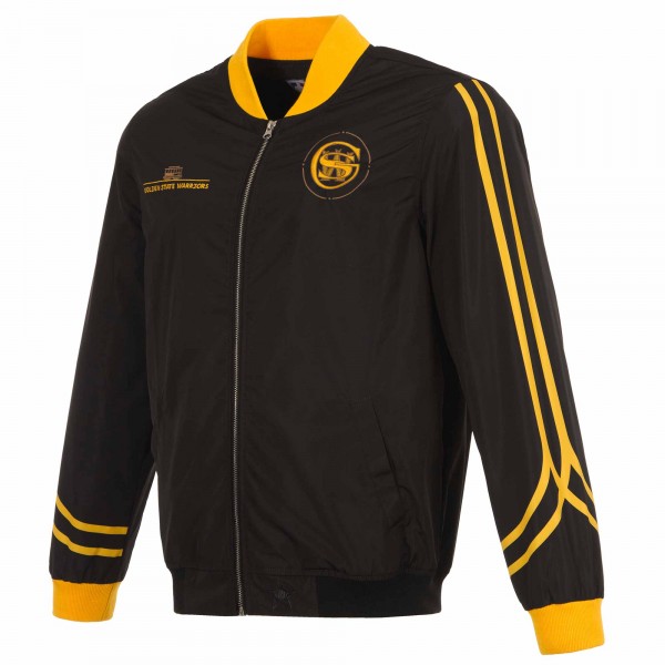 Бомбер Golden State Warriors JH Design 2023/24 City Edition - Black