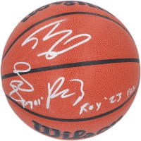 Shaquille ONeal, Paolo Banchero and Mike Miller Orlando Magic Multi-Signed Fanatics Authentic Wilson Authentic Series Indoor/Outdoor Basketball with ROY 01 and ROY 23 Inscriptions - Limited Edition #1 of 23