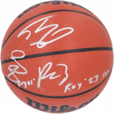 Shaquille ONeal, Paolo Banchero and Mike Miller Orlando Magic Multi-Signed Fanatics Authentic Wilson Authentic Series Indoor/Outdoor Basketball with ROY 01 and ROY 23 Inscriptions - Limited Edition #1 of 23