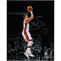 Mike Miller Miami Heat Autographed Fanatics Authentic 11 x 14 2012 NBA Finals Game 5 Shot Vs. Oklahoma City Thunder Spotlight Photograph