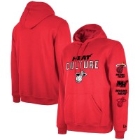 Толстовка Miami Heat New Era 2023/24 City Edition - Red