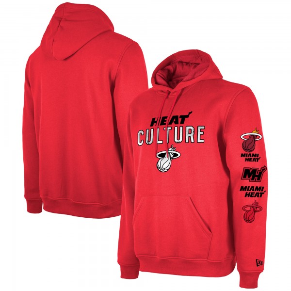 Толстовка Miami Heat New Era 2023/24 City Edition - Red