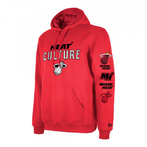 Толстовка Miami Heat New Era 2023/24 City Edition - Red