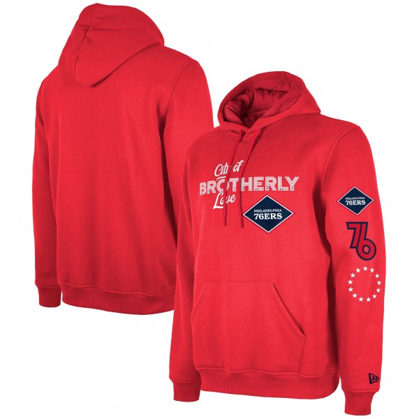 Толстовка Philadelphia 76ers New Era 2023/24 City Edition - Red