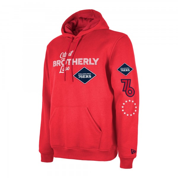 Толстовка Philadelphia 76ers New Era 2023/24 City Edition - Red
