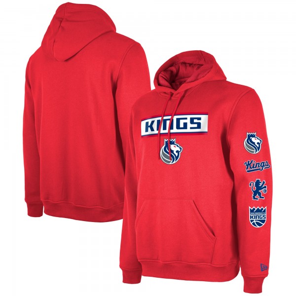 Толстовка Sacramento Kings New Era 2023/24 City Edition - Red