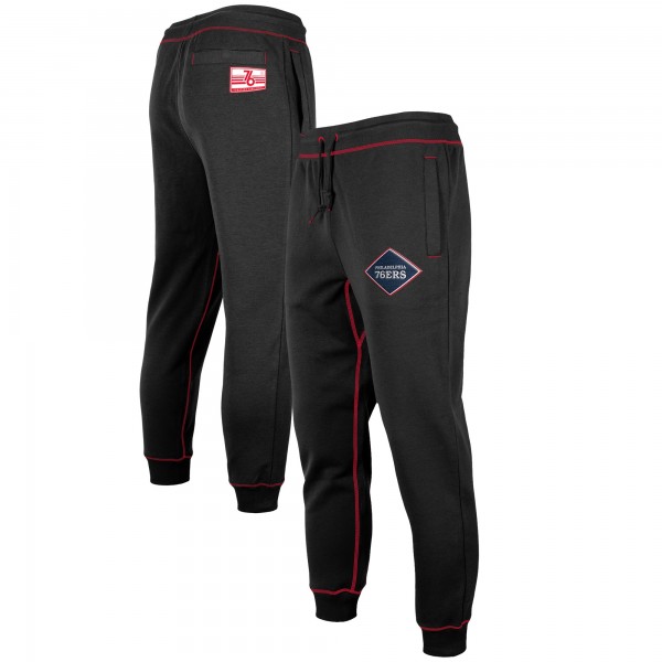 Спортивные штаны Philadelphia 76ers New Era 2023/24 City Edition Embroidery Elite Pack - Black