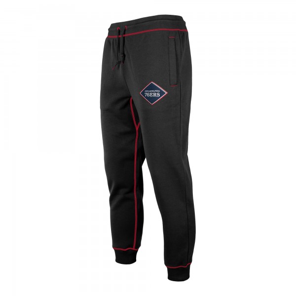 Спортивные штаны Philadelphia 76ers New Era 2023/24 City Edition Embroidery Elite Pack - Black