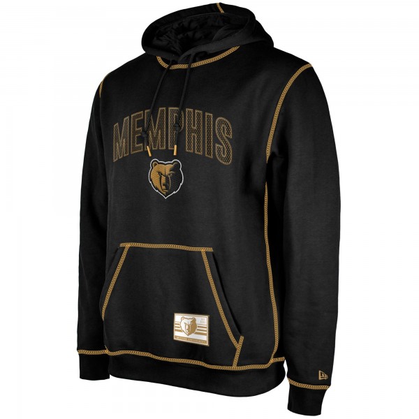 Толстовка Memphis Grizzlies New Era 2023/24 City Edition Satin Stitch Elite Pack - Black