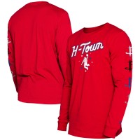 Футболка с длинным рукавом Houston Rockets New Era 2023/24 City Edition - Red