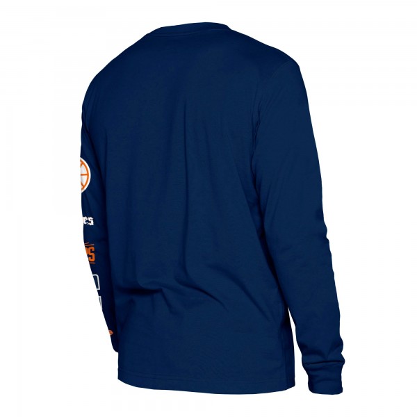 Футболка с длинным рукавом LA Clippers New Era 2023/24 City Edition - Navy