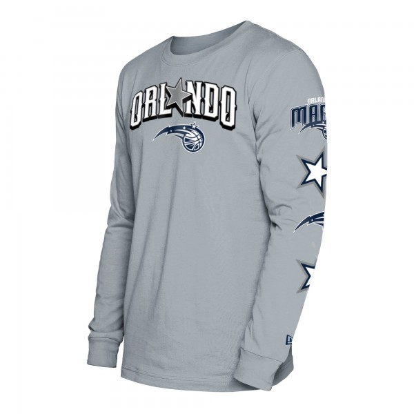Футболка с длинным рукавом Orlando Magic New Era 2023/24 City Edition - Gray