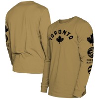 Футболка с длинным рукавом Toronto Raptors New Era 2023/24 City Edition - Tan