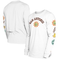 Футболка с длинным рукавом San Antonio Spurs New Era 2023/24 City Edition - White
