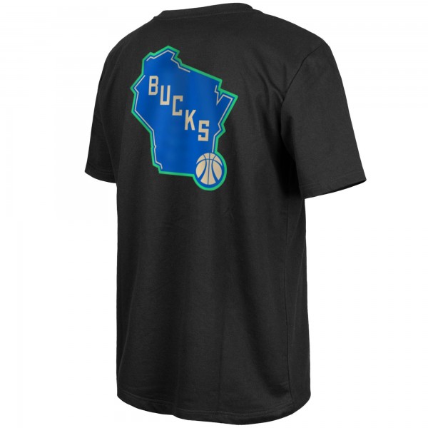 Футболка Milwaukee Bucks New Era 2023/24 City Edition Elite Pack - Black