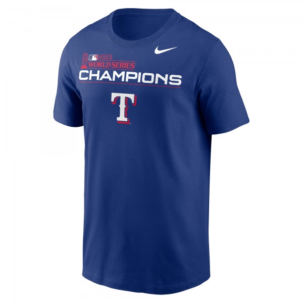 Футболка Texas Rangers Nike 2023 World Series Champions Roster - Royal