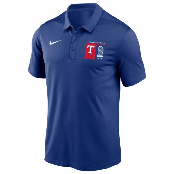 Поло Texas Rangers Nike 2023 World Series Champions Franchise - Royal