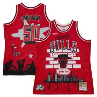 Игровая форма Chicago Bulls Mitchell & Ness x Tats Cru Hardwood Classics Fashion - Red