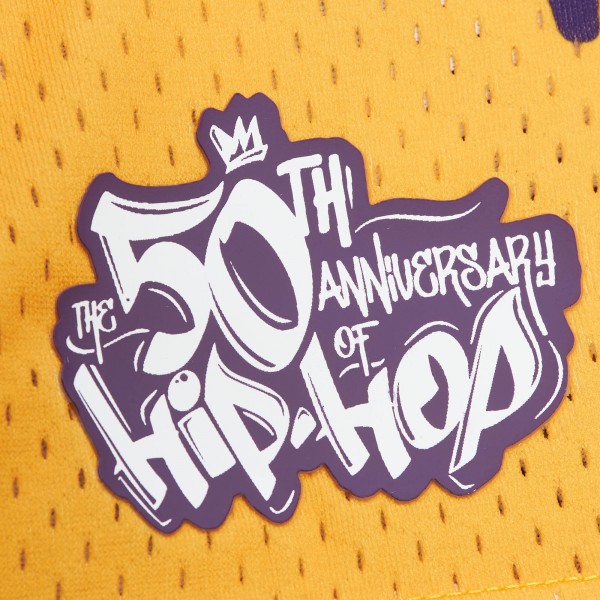 Игровая форма Los Angeles Lakers Mitchell & Ness x Tats Cru Hardwood Classics Fashion - Gold