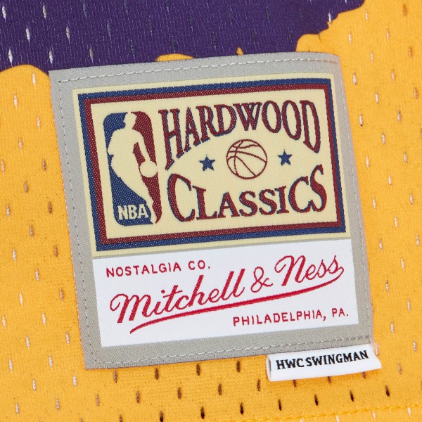 Игровая форма Los Angeles Lakers Mitchell & Ness x Tats Cru Hardwood Classics Fashion - Gold