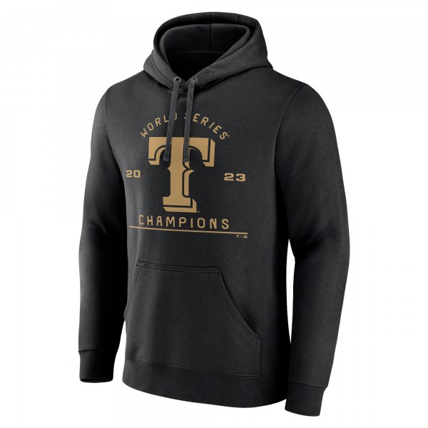 Именная толстовка Texas Rangers 2023 World Series Champions Custom - Black