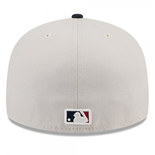 Бейсболка Los Angeles Dodgers New Era Khaki/Black 2024 Fourth of July 59FIFTY