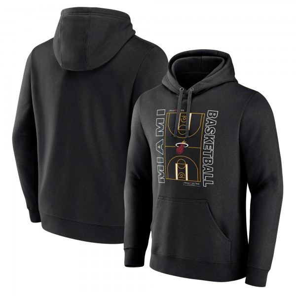 Miami Heat Black Michelob Ultra Full Court Pullover Hoodie