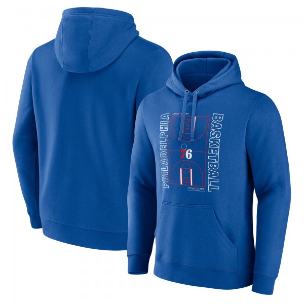 Philadelphia 76ers Royal Michelob Ultra Full Court Pullover Hoodie