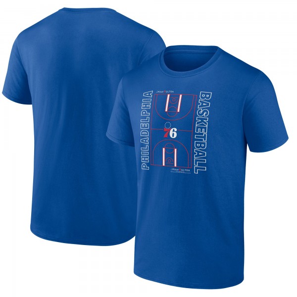 Philadelphia 76ers Royal Michelob Ultra Full Court T-Shirt