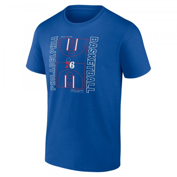 Philadelphia 76ers Royal Michelob Ultra Full Court T-Shirt