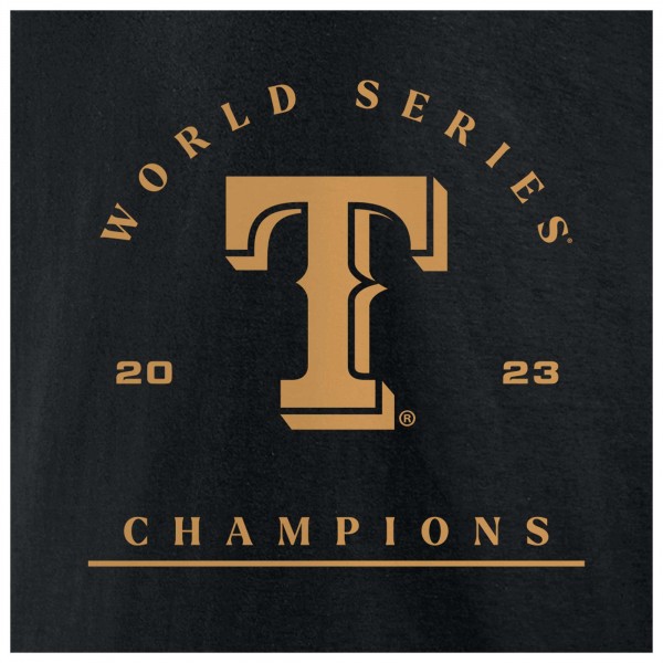 Именная футболка Marcus Semien Texas Rangers 2023 World Series Champions - Black