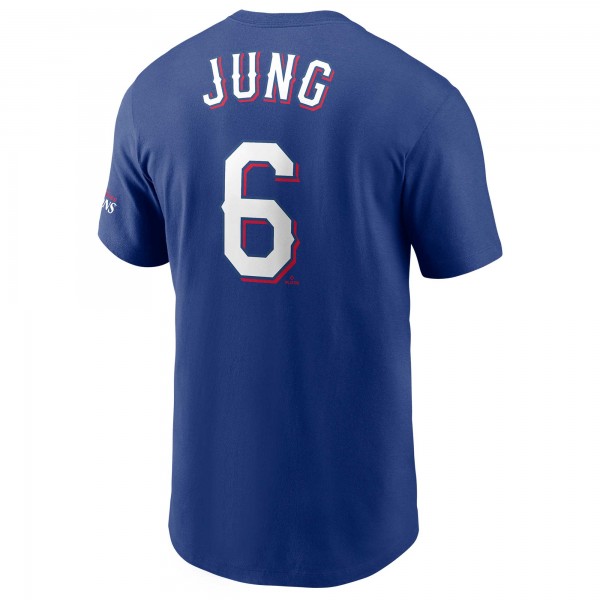 Футболка Josh Jung Texas Rangers Nike 2023 World Series Champions - Royal