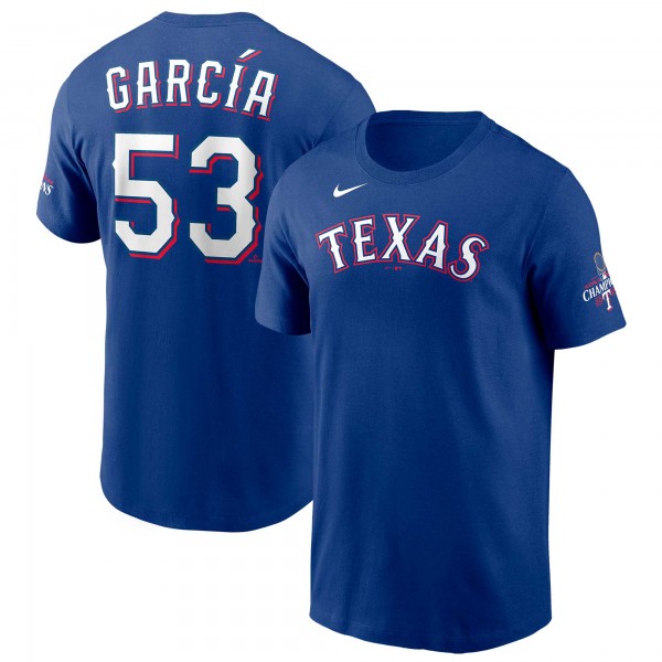 Футболка Adolis García Texas Rangers Nike 2023 World Series Champions - Royal