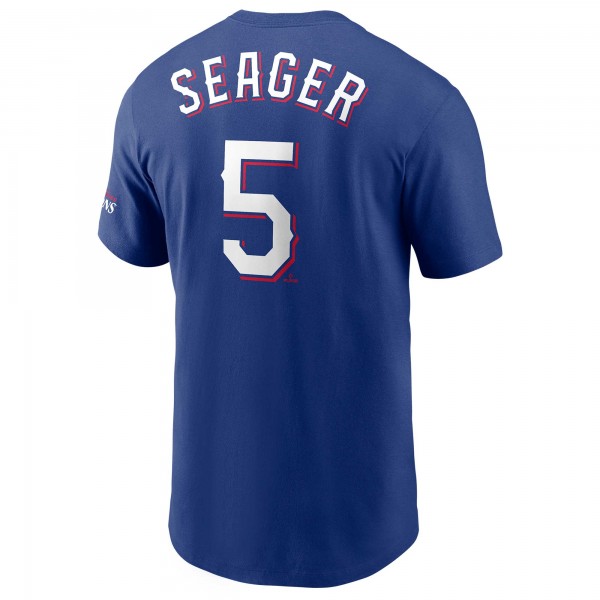 Футболка Corey Seager Texas Rangers Nike 2023 World Series Champions - Royal