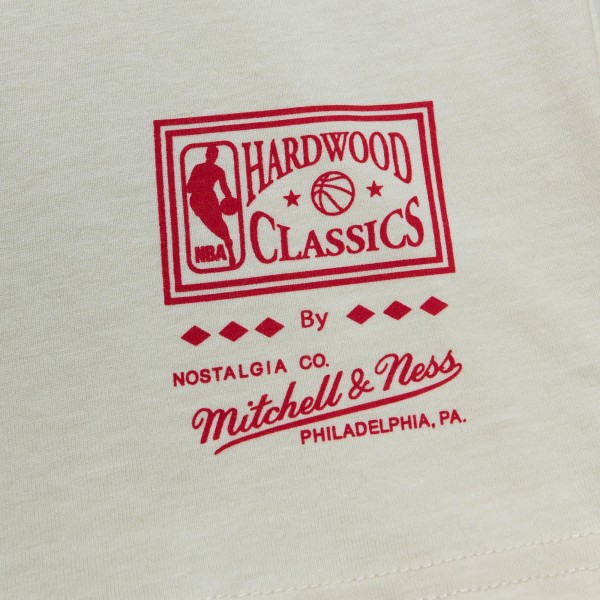 Футболка Philadelphia 76ers Mitchell & Ness x Tats Cru Hardwood Classics City - Cream