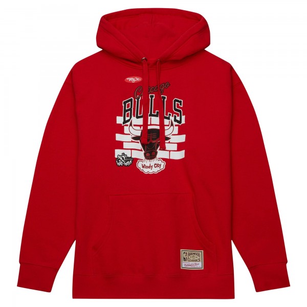 Толстовка Chicago Bulls Mitchell & Ness x Tats Cru Hardwood Classics Brick - Red