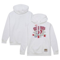 Толстовка Philadelphia 76ers Mitchell & Ness x Tats Cru Hardwood Classics Brick - White