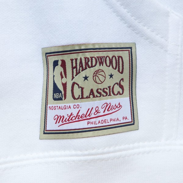 Толстовка Philadelphia 76ers Mitchell & Ness x Tats Cru Hardwood Classics Brick - White