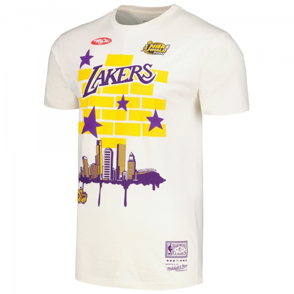Футболка Los Angeles Lakers Mitchell & Ness x Tats Cru Hardwood Classics City - Cream
