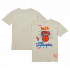 Футболка New York Knicks Mitchell & Ness x Tats Cru Hardwood Classics City - Cream
