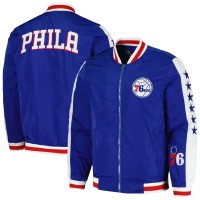 Бомбер на молнии Philadelphia 76ers JH Design - Royal