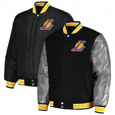 Куртка на кнопках Los Angeles Lakers JH Design Reversible Melton - Black