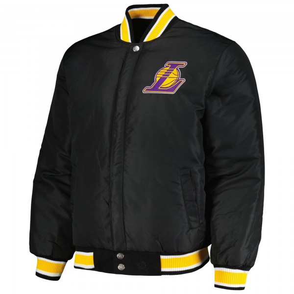 Куртка на кнопках Los Angeles Lakers JH Design Reversible Melton - Black