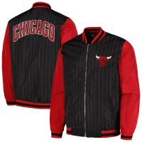 Бомбер на молнии Chicago Bulls JH Design - Black