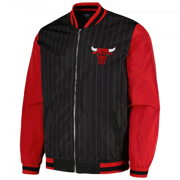 Бомбер на молнии Chicago Bulls JH Design - Black
