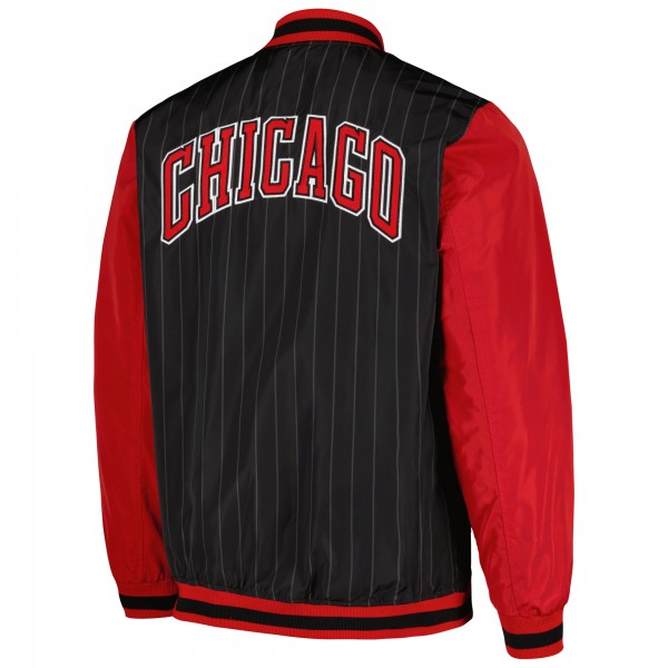 Бомбер на молнии Chicago Bulls JH Design - Black