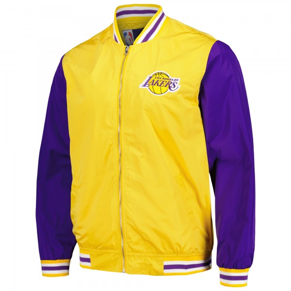 Бомбер на молнии Los Angeles Lakers JH Design - Yellow