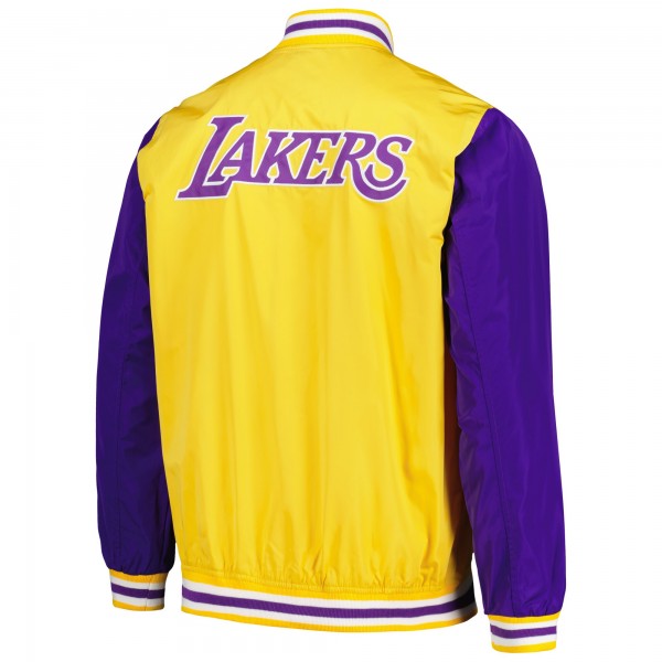 Бомбер на молнии Los Angeles Lakers JH Design - Yellow