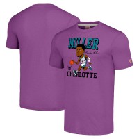 Футболка Brandon Miller Charlotte Hornets Homage Caricature Tri-Blend - Purple